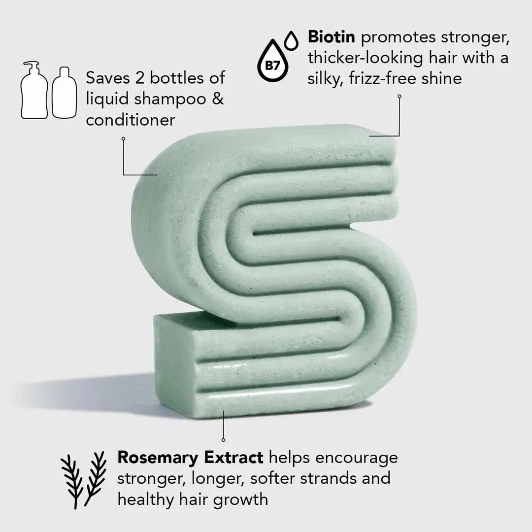 Rice Water Shampoo & Conditioner Bar Combo for Hair Growth