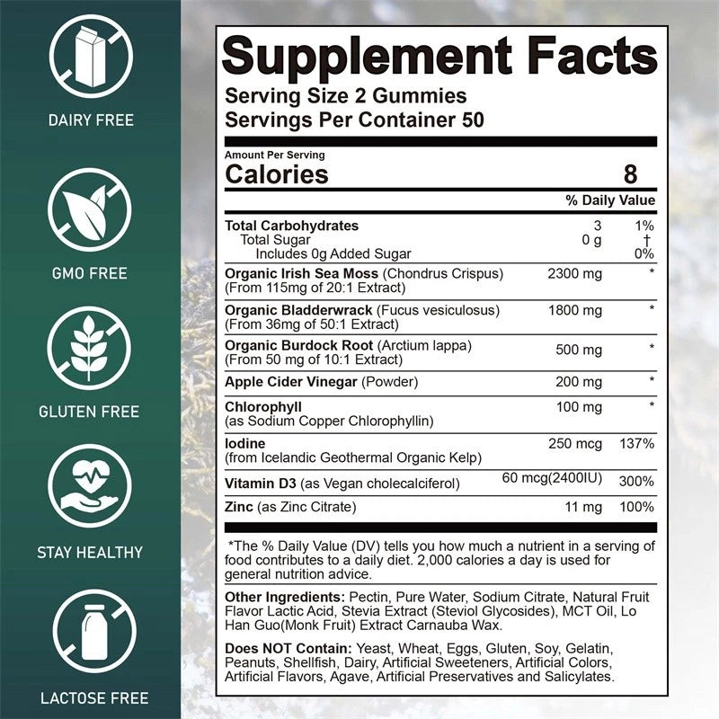 8-in-1 Sea Moss Gummies