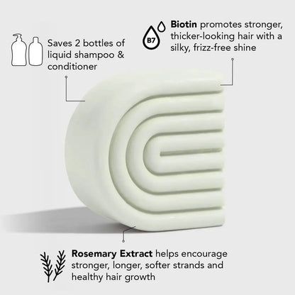 Rice Water Shampoo & Conditioner Bar Combo for Hair Growth