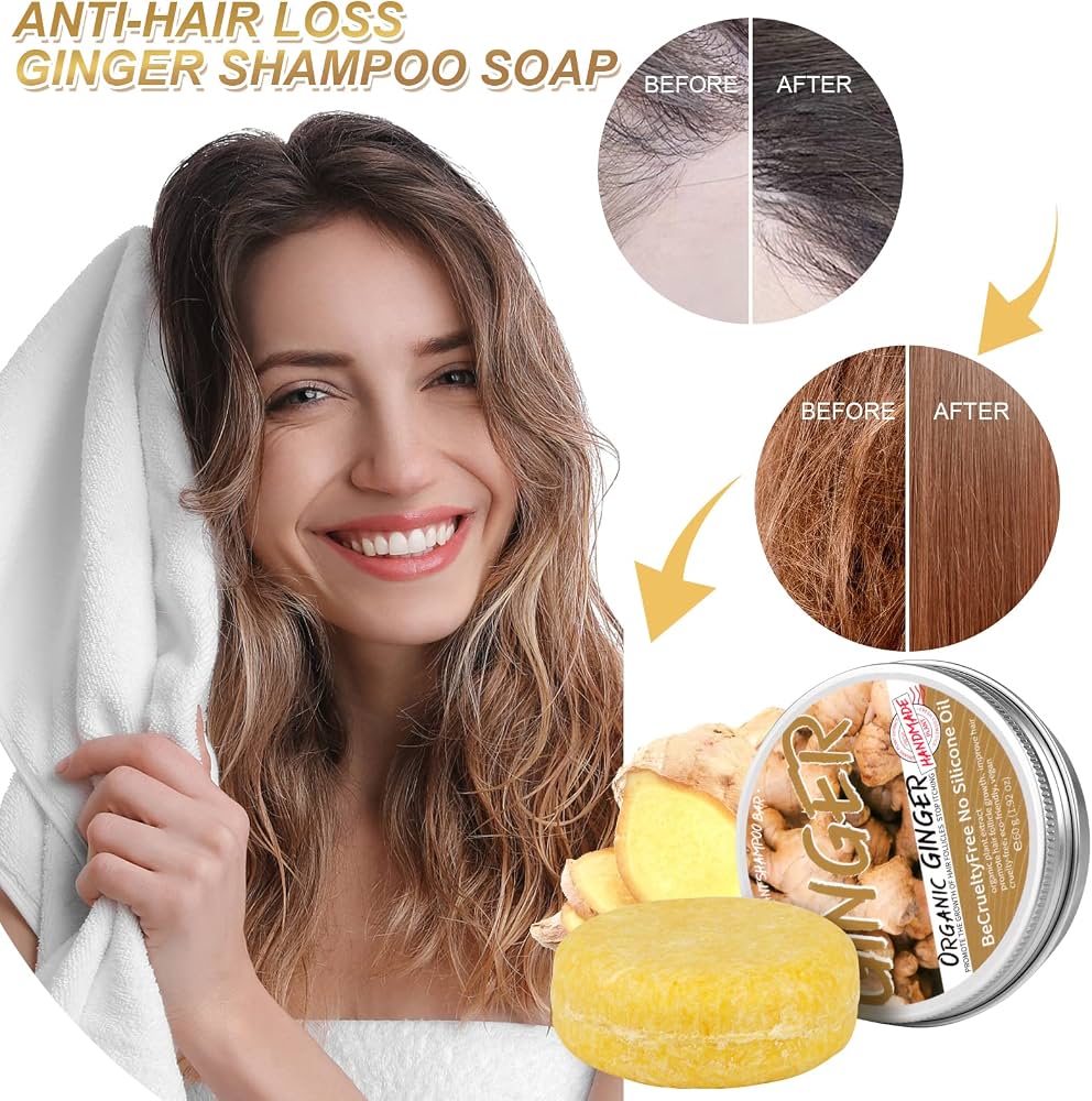 Anti-Hair Loss Ginger Shampoo Bar