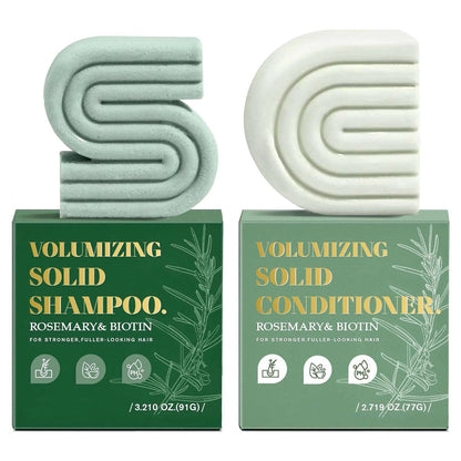 Rice Water Shampoo & Conditioner Bar Combo for Hair Growth